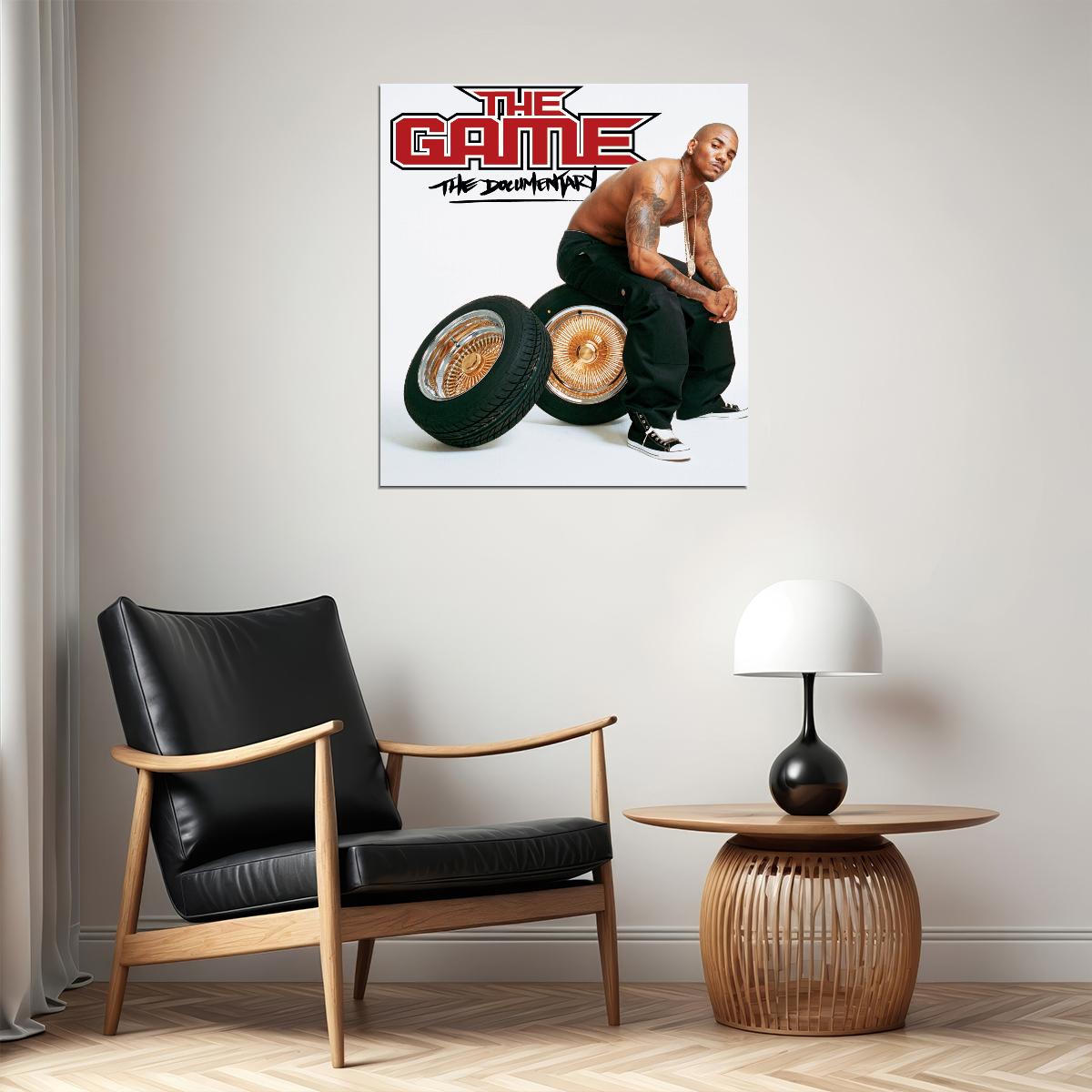 The Game The Documentary Album Cover Art Rap Music Poster Iconic Hip Hop Artist Print - xonomax