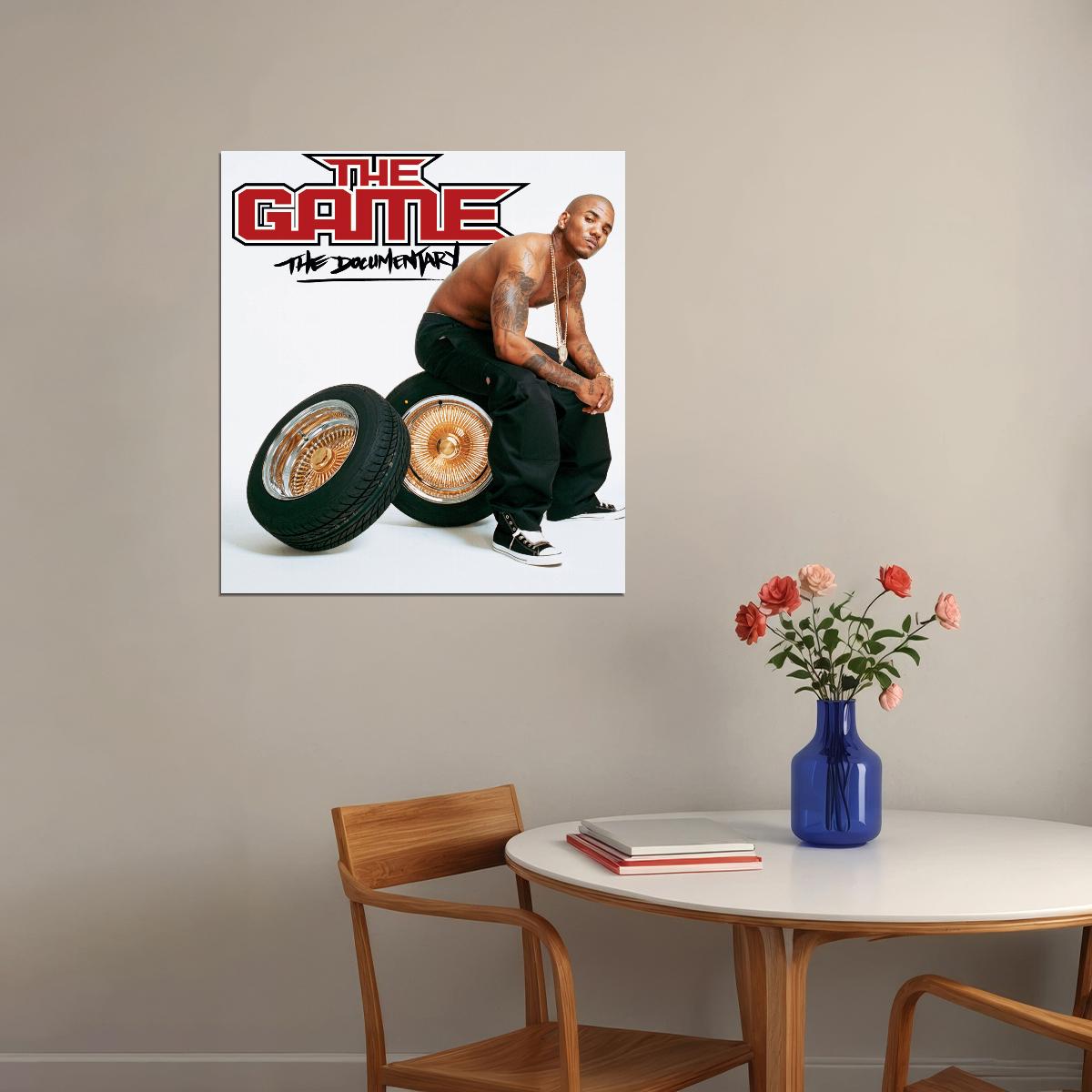 The Game The Documentary Album Cover Art Rap Music Poster Iconic Hip Hop Artist Print - xonomax