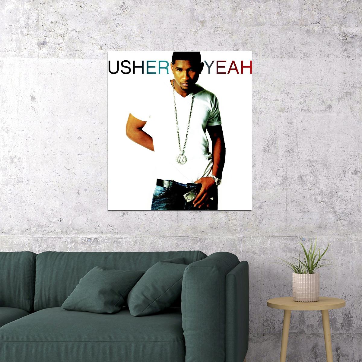 Usher Yeah Album Cover Art Music Poster - xonomax