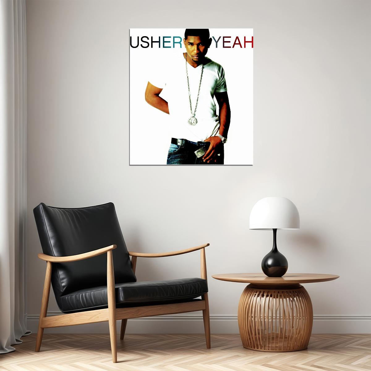 Usher Yeah Album Cover Art Music Poster - xonomax