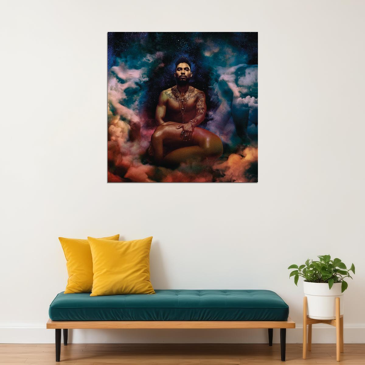 Miguel Wildheart Album Cover Art Music Poster R&b Singer Wall Print - xonomax