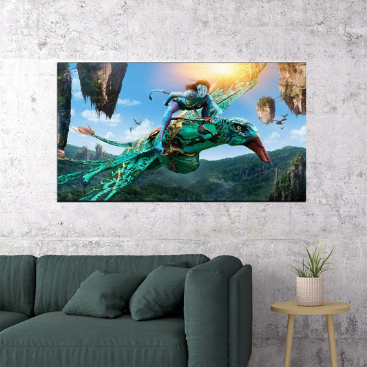 Avatar Movie Poster Sci-fi Film Wall Art James Cameron's Avatar Print - xonomax
