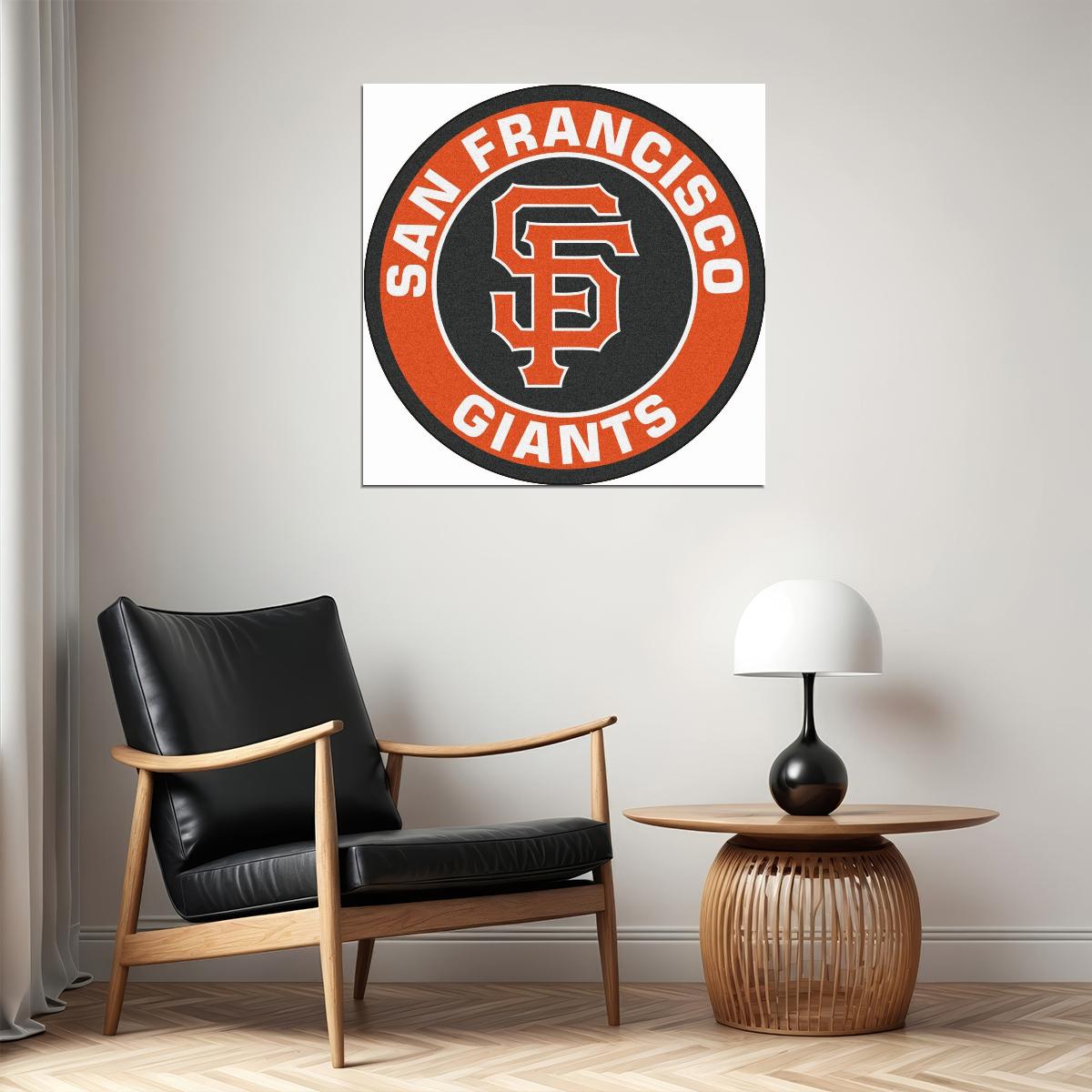 San Francisco Giants Logo Poster Iconic Mlb Team Emblem Wall Art