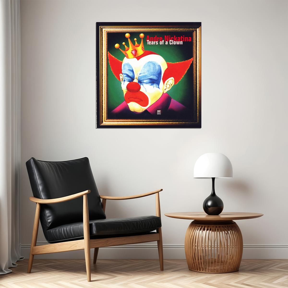 Andre Nickatina Tears Of Clown Album Cover Art Hip-hop Music Poster Rap Artist Music Print