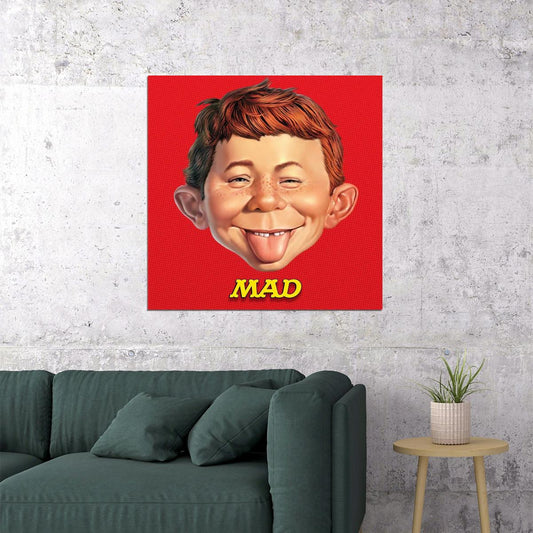 Mad Poster Cartoon Classic Wall Art - xonomax