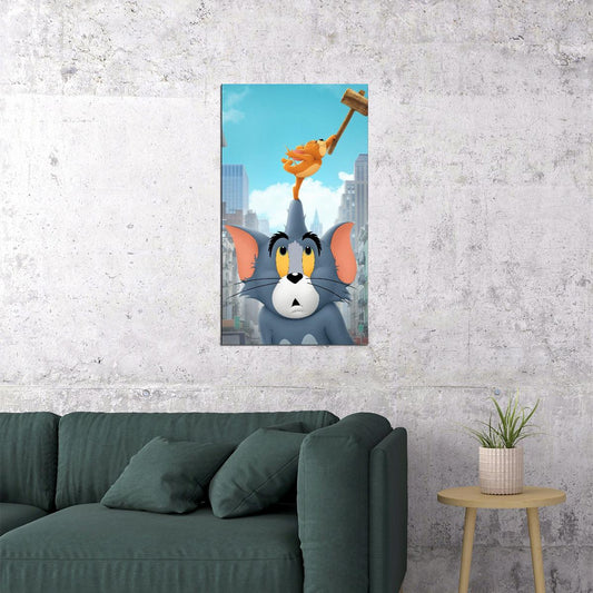 Tom And Jerry Poster Iconic Cartoon Duo Fun Classic Animation Art Retro Kids Wall Print - xonomax