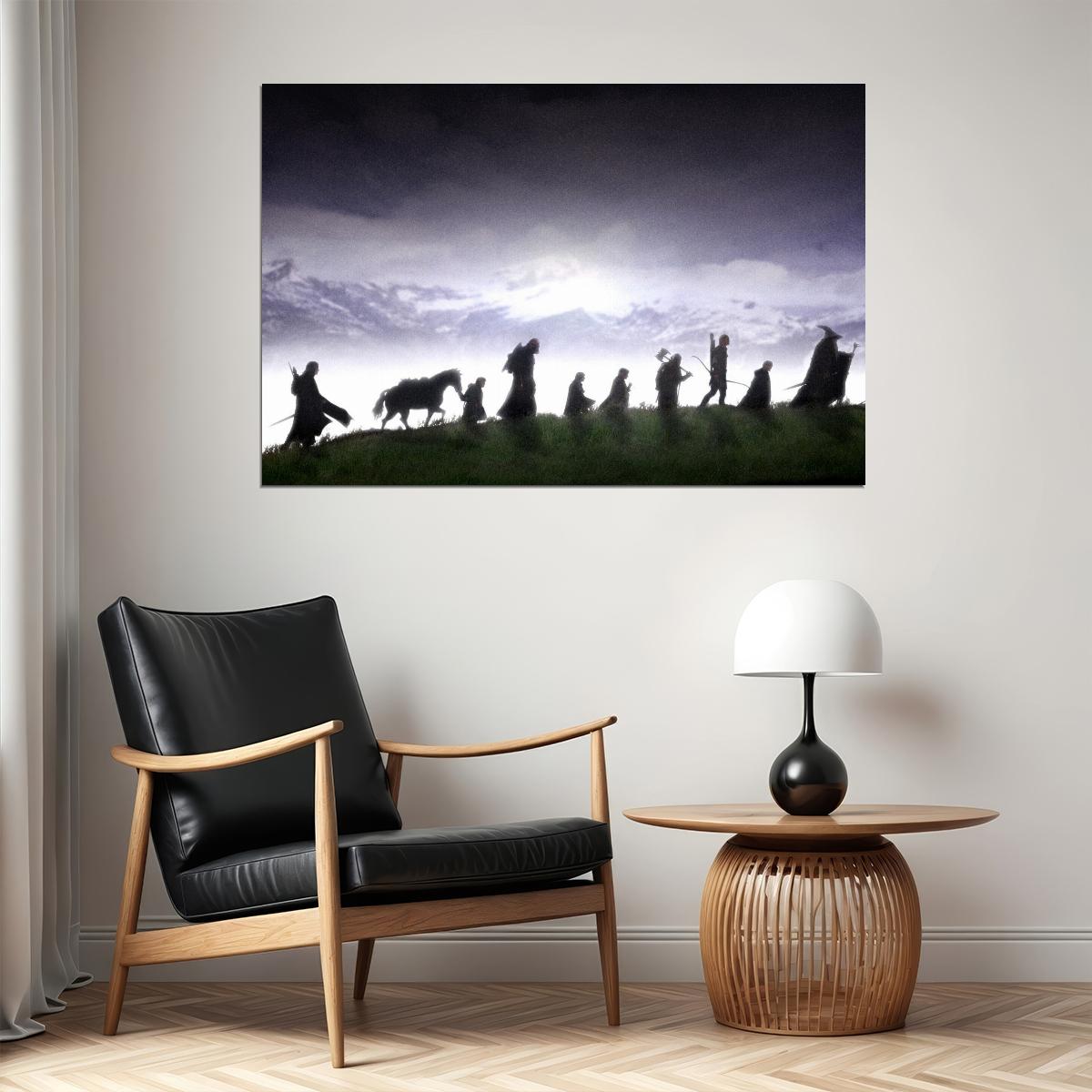 The Lord Of The Rings Movie Poster Iconic Fantasy Epic Art Print - xonomax