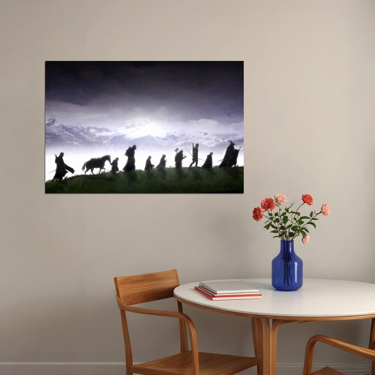 The Lord Of The Rings Movie Poster Iconic Fantasy Epic Art Print - xonomax