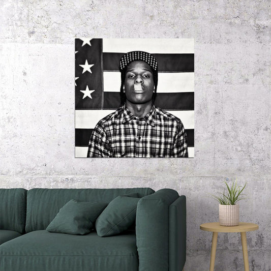 Asap A$ap Rocky Hip-hop Music Poster Rap Artist Music Print - xonomax