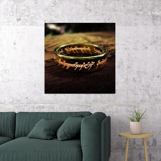 The Lord Of The Rings Gandalf Movie Poster Iconic Fantasy Wizard Art Print - xonomax