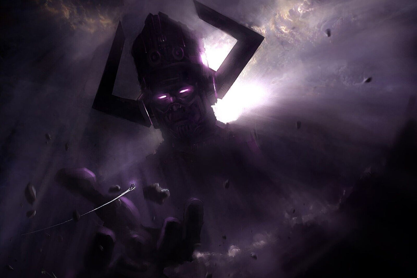 Galactus Poster Marvel Comics Wall Art Cosmic Supervillain Print