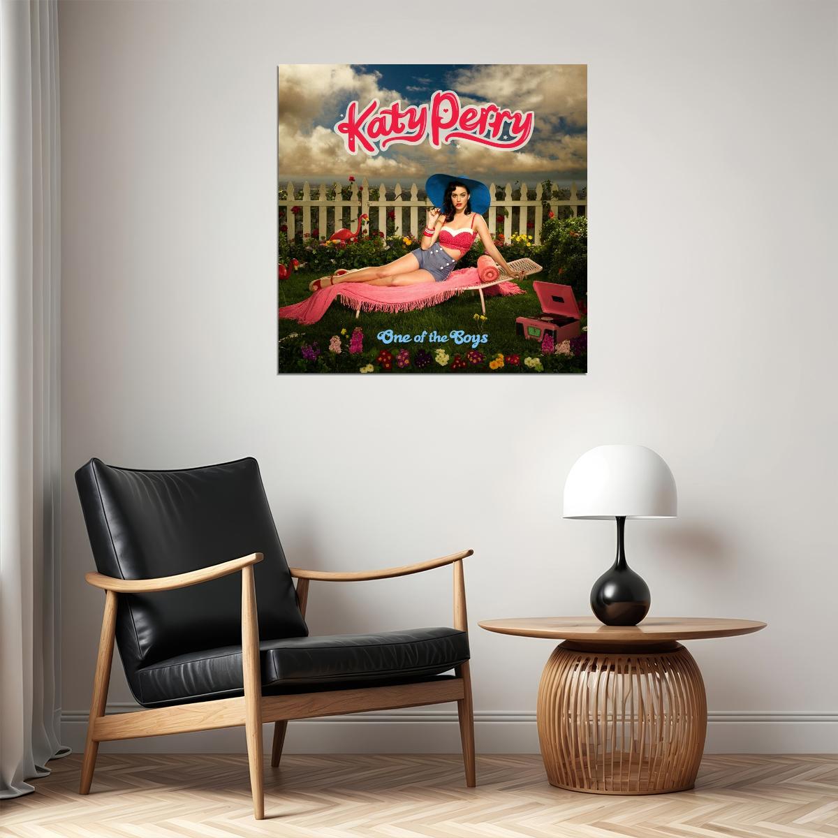 Katy Perry One Of The Boys Album Cover Art Music Poster Pop Wall Print