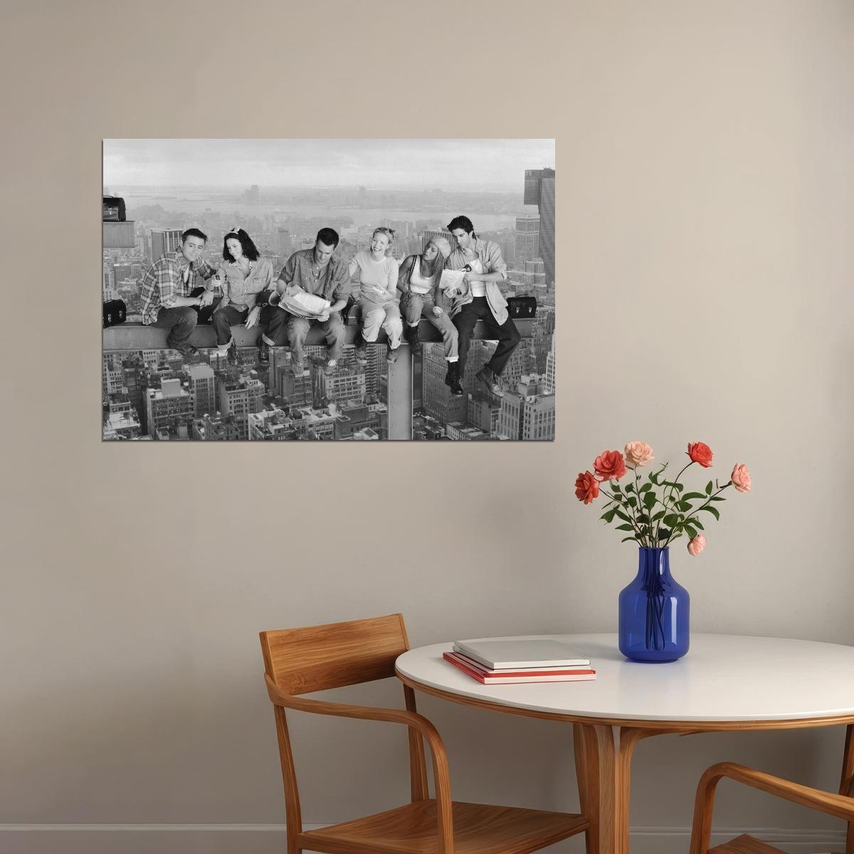 Friends Tv Series Poster Comedy Show Wall Art Classic 00s 90s Sitcom Print - xonomax
