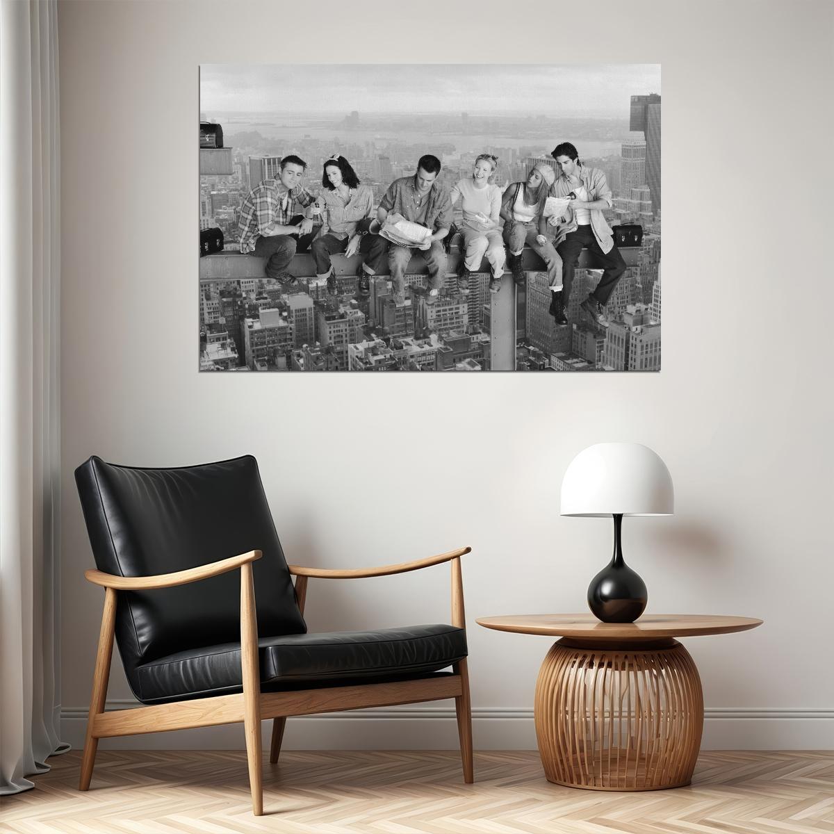 Friends Tv Series Poster Comedy Show Wall Art Classic 00s 90s Sitcom Print - xonomax