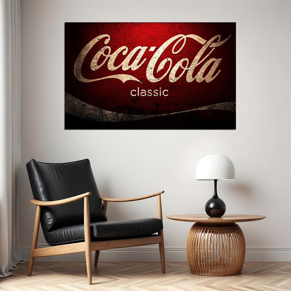 Coca-cola Poster Iconic Beverage Brand Wall Art Vintage Advertising Print