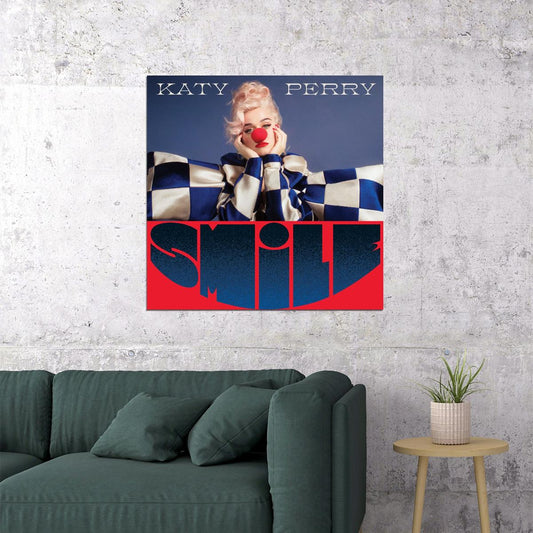 Katy Perry Smile Album Cover Art Music Poster Pop Wall Print - xonomax