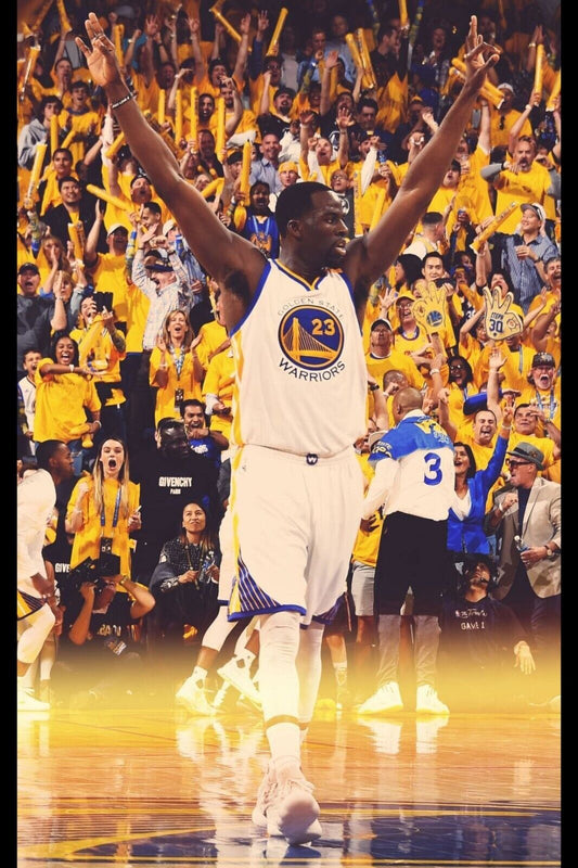 Draymond Green Basketball Poster Nba Player Wall Art Golden State Warriors Print - xonomax