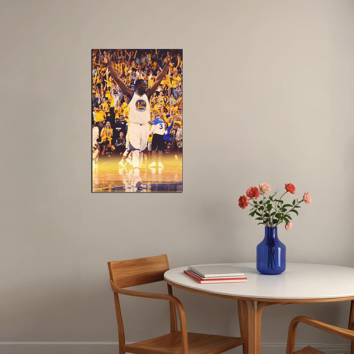 Draymond Green Basketball Poster Nba Player Wall Art Golden State Warriors Print - xonomax