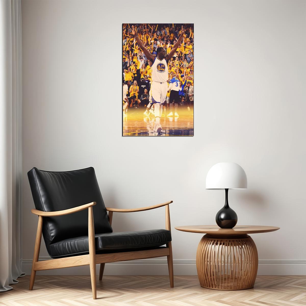 Draymond Green Basketball Poster Nba Player Wall Art Golden State Warriors Print