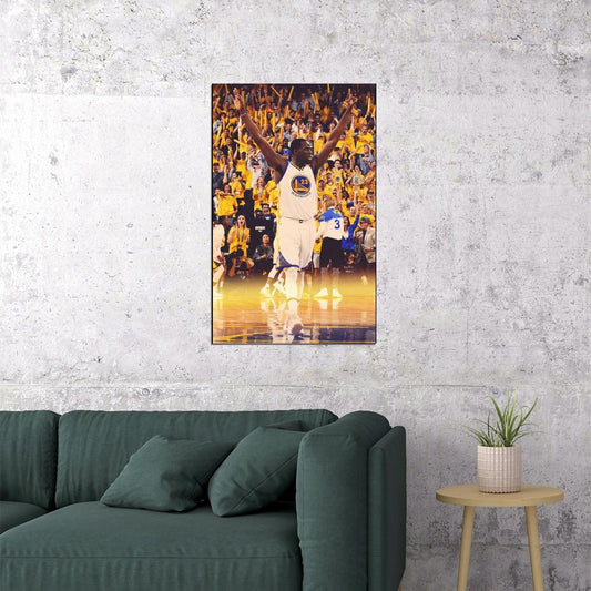 Draymond Green Basketball Poster Nba Player Wall Art Golden State Warriors Print - xonomax