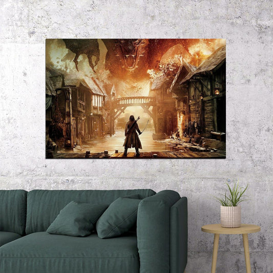 The Hobbit Movie Poster 2012 Iconic Fantasy Adventure Art Print - xonomax