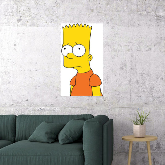 The Simpsons Bart Simpson Show Poster Iconic Animated Series Art Print - xonomax