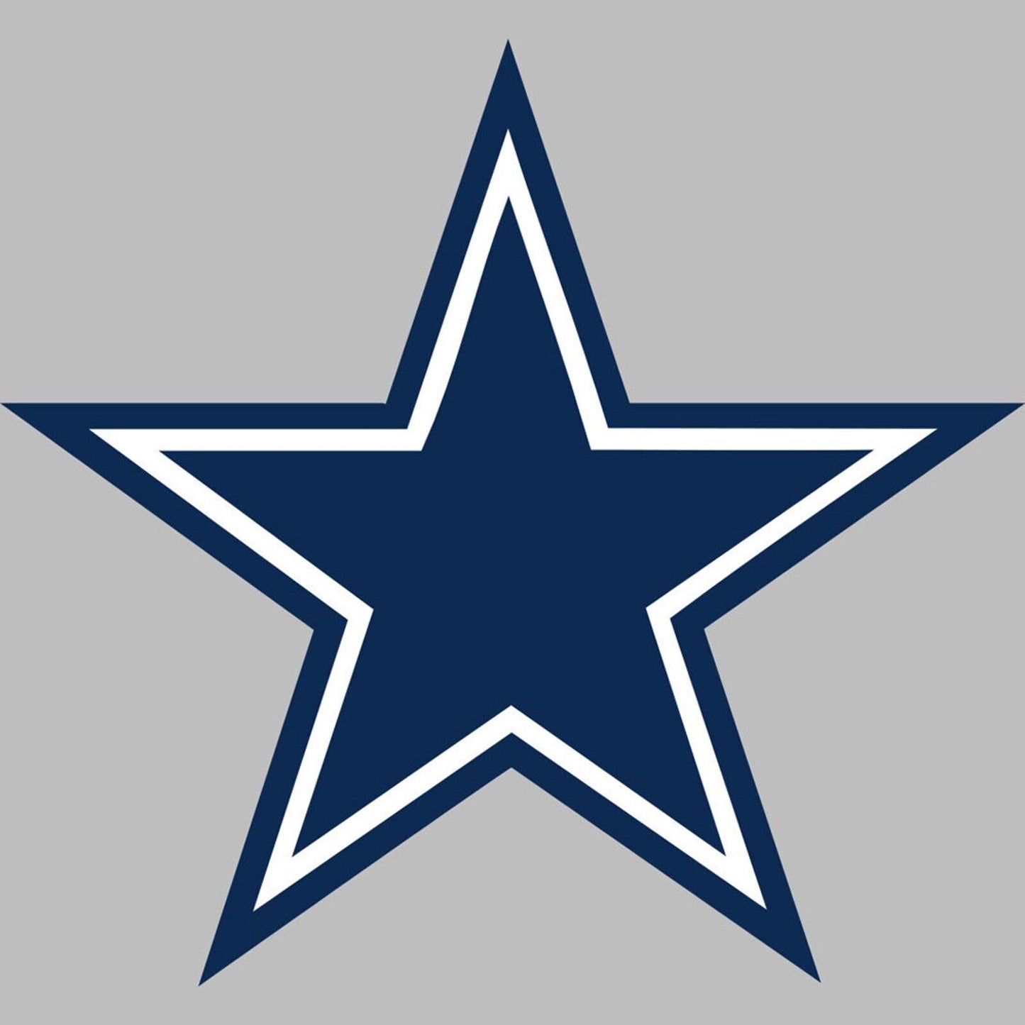 Dallas Cowboys Logo Poster Nfl Football Team Wall Art Sports Print