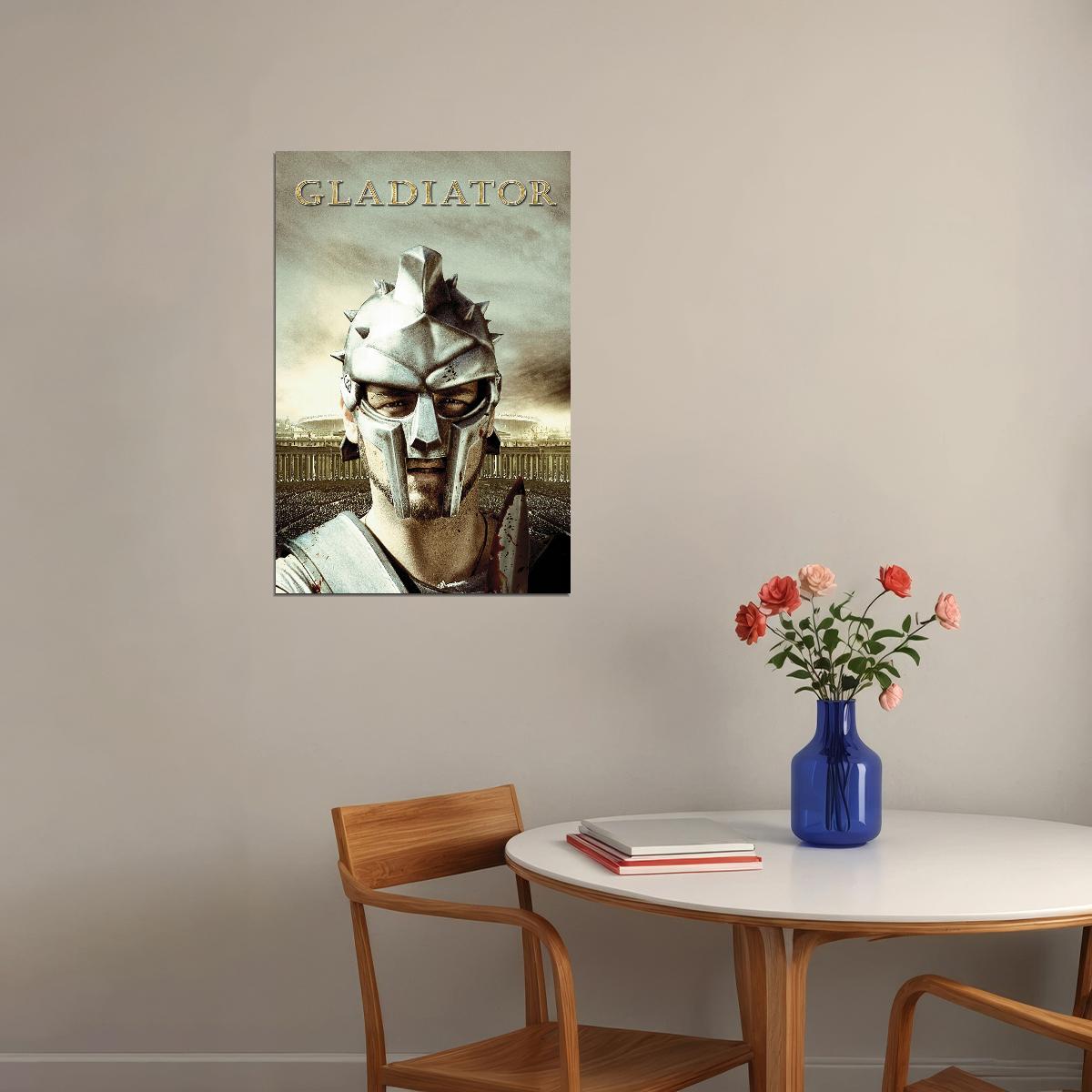Gladiator Movie Poster Historical Drama Film Wall Art Epic Action Print