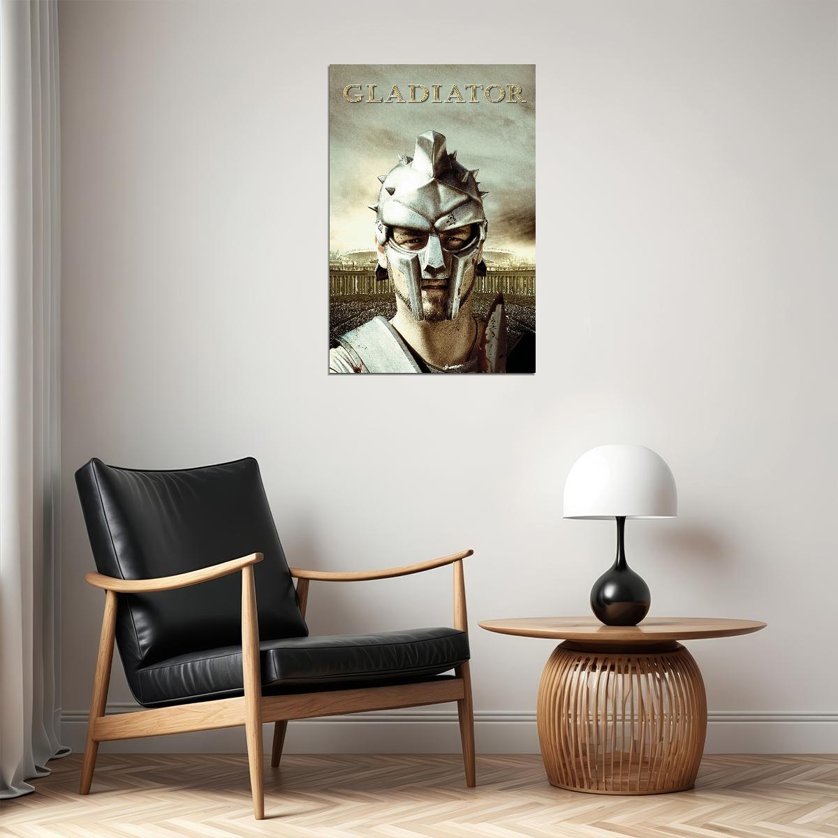 Gladiator Movie Poster Historical Drama Film Wall Art Epic Action Print