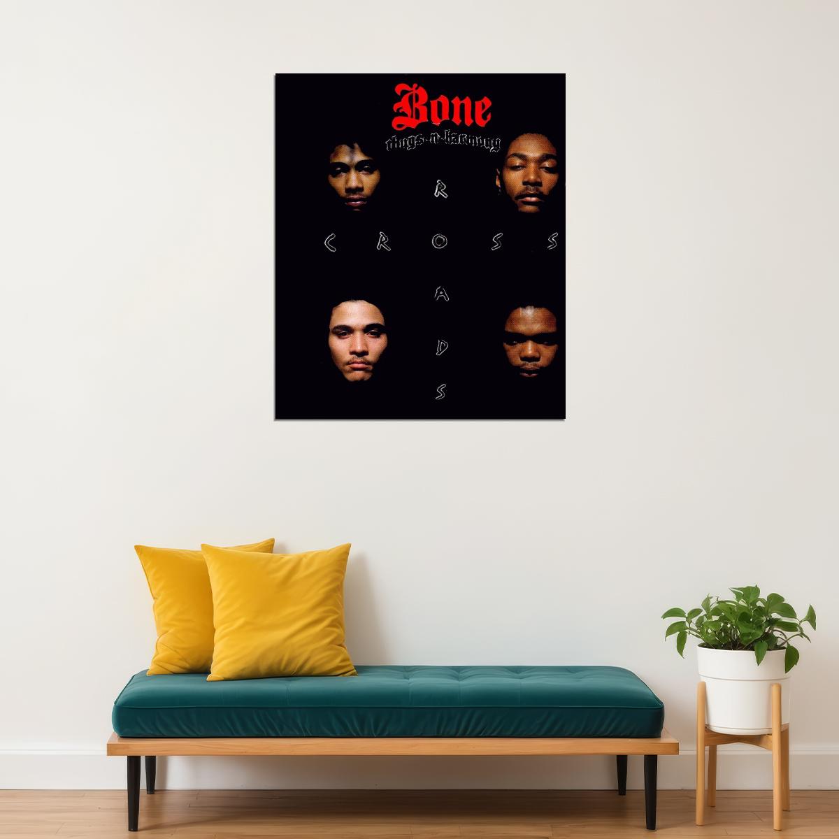 Bone Thugs-n-harmony Album Cover Art Hip-hop Music Poster Rap Group Music Print - xonomax