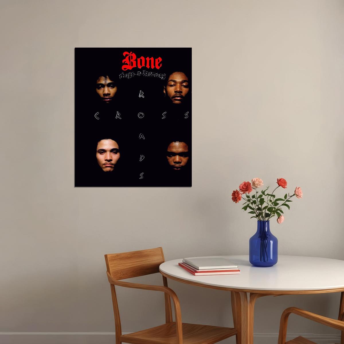Bone Thugs-n-harmony Album Cover Art Hip-hop Music Poster Rap Group Music Print - xonomax