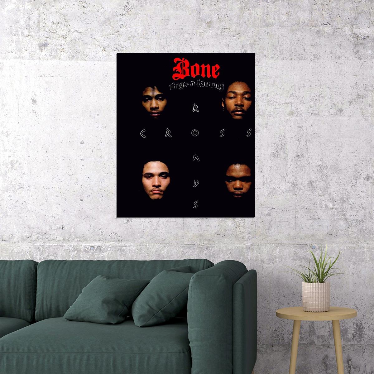 Bone Thugs-n-harmony Album Cover Art Hip-hop Music Poster Rap Group Music Print - xonomax