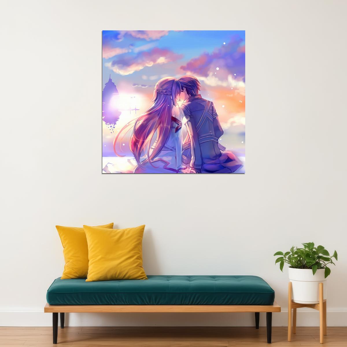 Sword Art Online Anime Poster Iconic Fantasy Adventure Wall Art