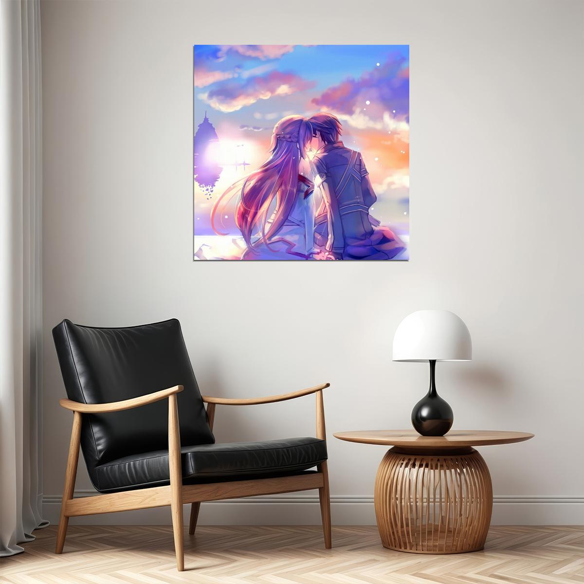 Sword Art Online Anime Poster Iconic Fantasy Adventure Wall Art