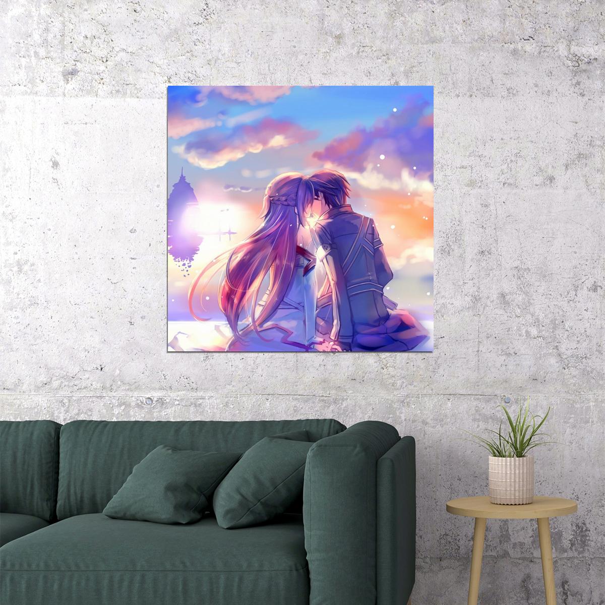 Sword Art Online Anime Poster Iconic Fantasy Adventure Wall Art