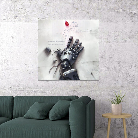 Fullmetal Alchemist Anime Poster Japanese Animation Wall Art Manga Series Print - xonomax