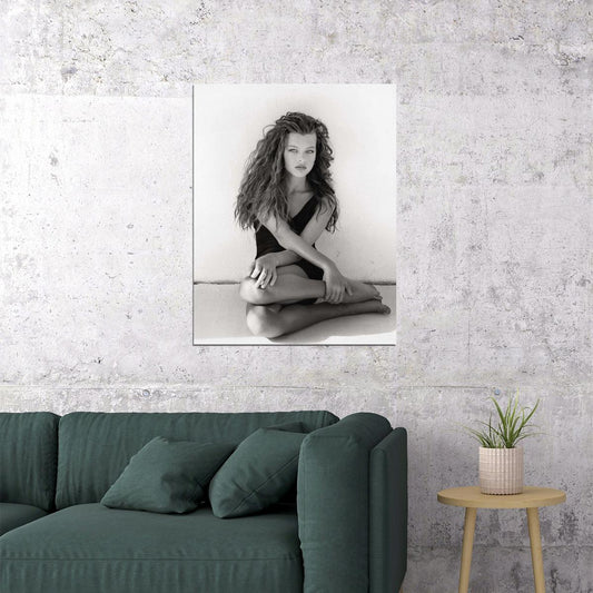 Milla Jovovich Young Celebrity Poster Famous Actress Hollywood Wall Art - xonomax