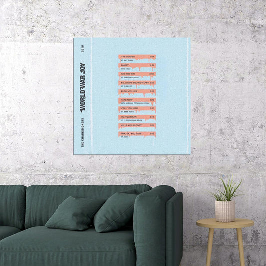 The Chainsmokers World War Joy Album Cover Art Music Poster Iconic Electronic Duo Print - xonomax