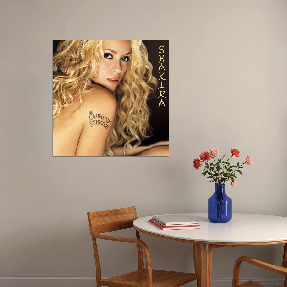 Shakira Album Cover Art Pop Music Poster 2000s 00s Print - xonomax