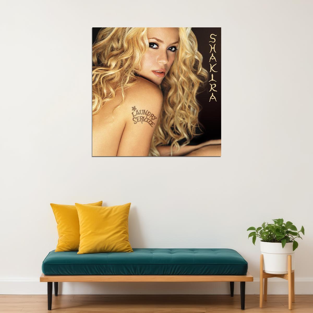 Shakira Album Cover Art Pop Music Poster 2000s 00s Print - xonomax