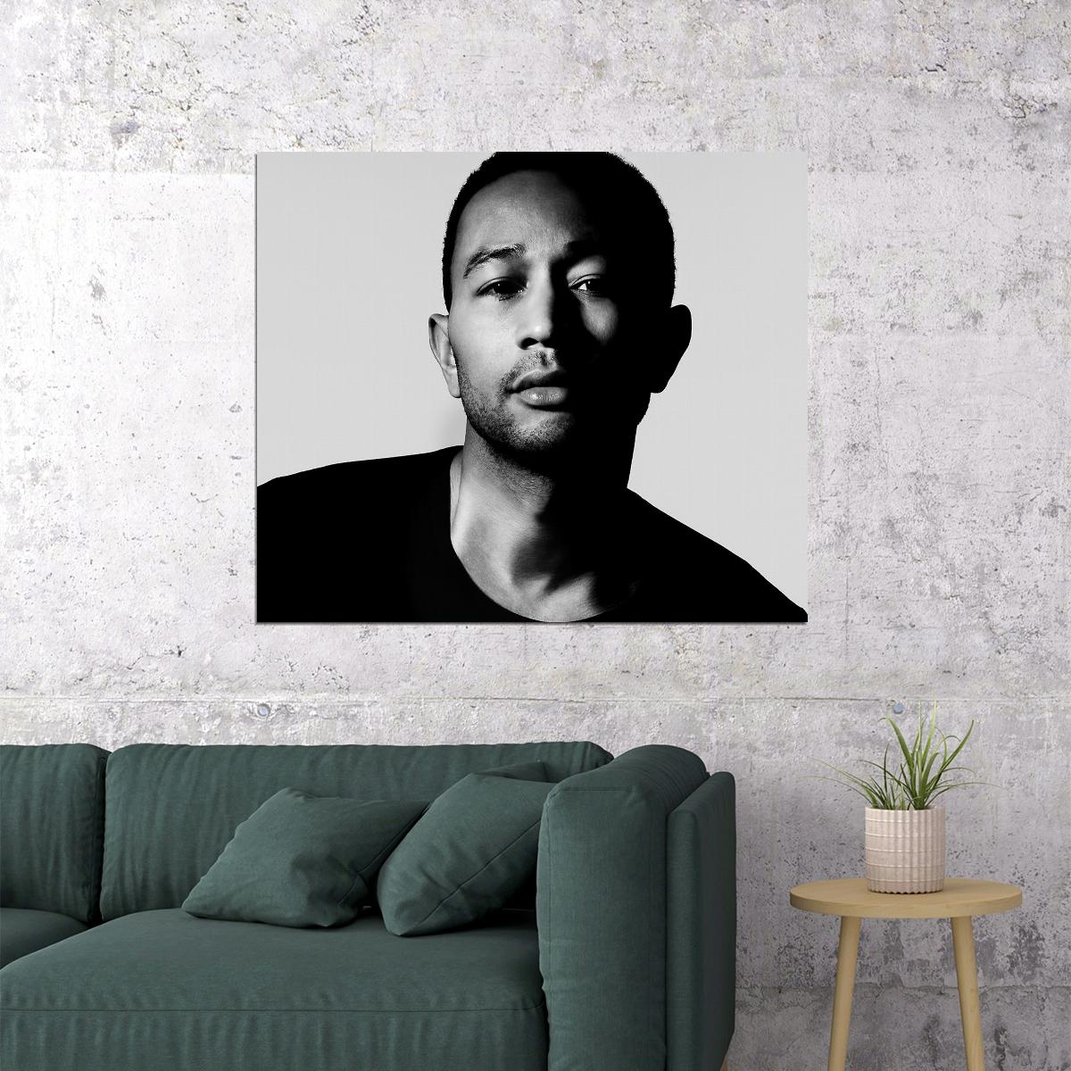 John Legend Music Poster R&b Singer Wall Art