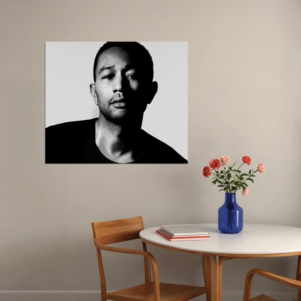 John Legend Music Poster R&b Singer Wall Art