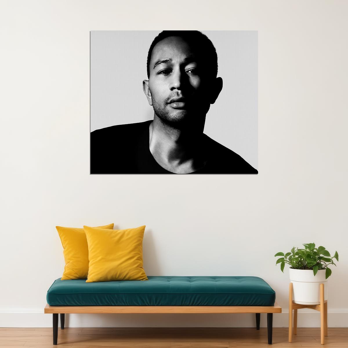 John Legend Music Poster R&b Singer Wall Art
