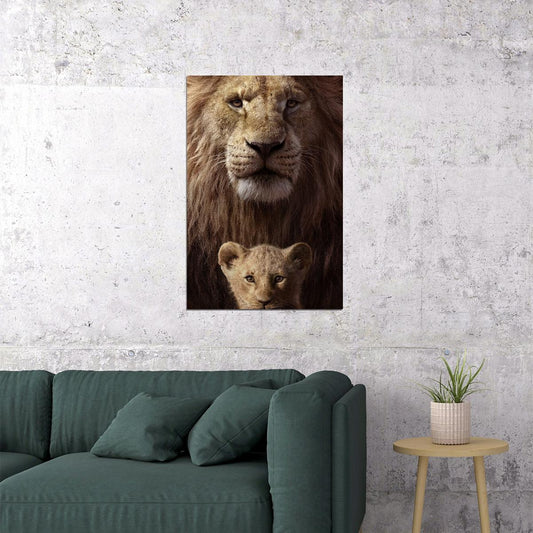 The Lion King Live Action Movie Poster Iconic Fantasy Art Print - xonomax