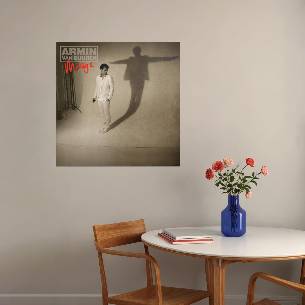 Armin Van Buuren Mirage Album Cover Art Electronic Music Poster Dj Producer Music Print