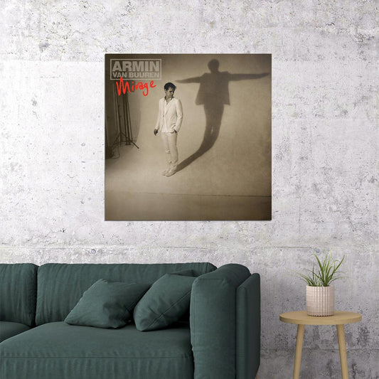 Armin Van Buuren Mirage Album Cover Art Electronic Music Poster Dj Producer Music Print - xonomax