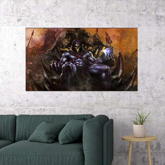 He-man Poster Masters Of The Universe Wall Art Classic Cartoon Print - xonomax