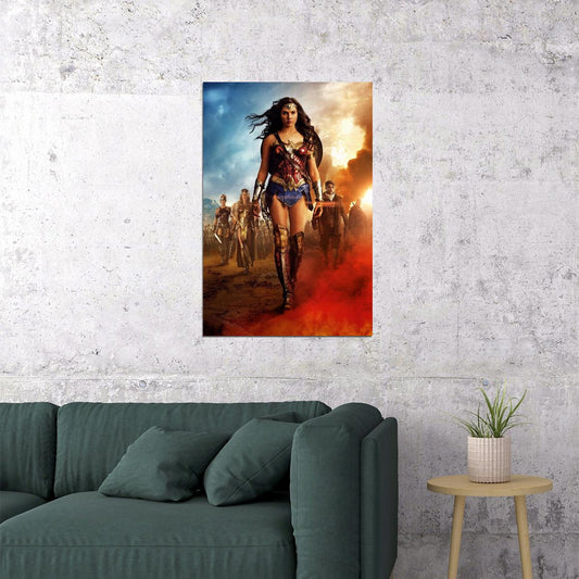 Wonder Woman Superhero Movie Poster - xonomax