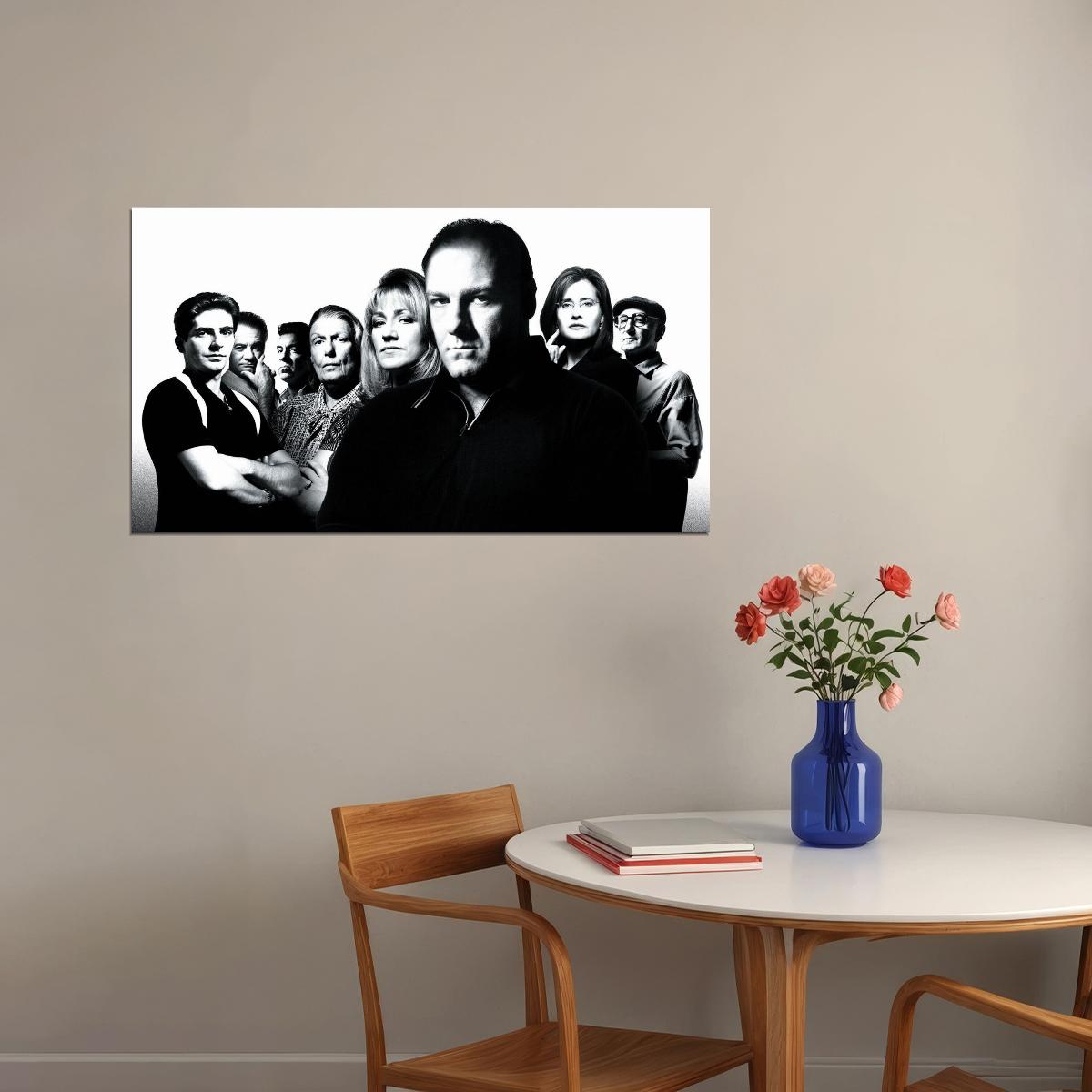 The Sopranos Tv Series Poster Iconic Mafia Drama Art Print - xonomax