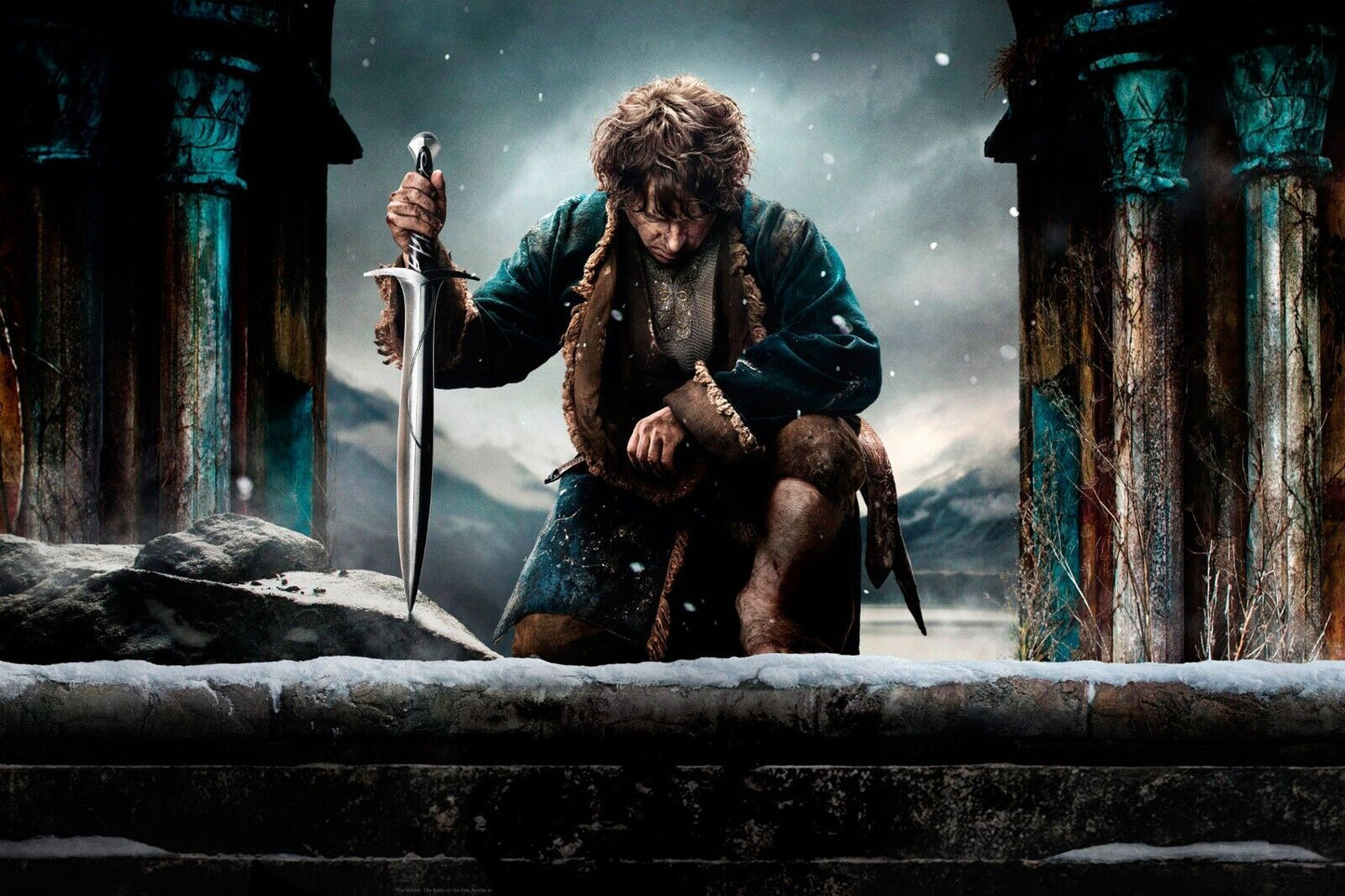 The Hobbit Movie Poster 2012 Iconic Fantasy Adventure Art Print - xonomax